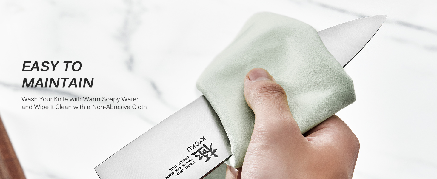 kyoku samurai series knife Easy Maintenance