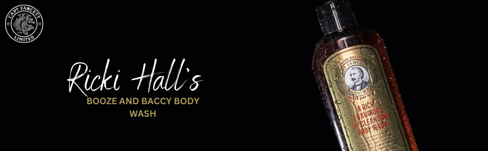 Captain Fawcett's Ricki Hall's Booze and Baccy Body Wash (250ml/8.45oz)