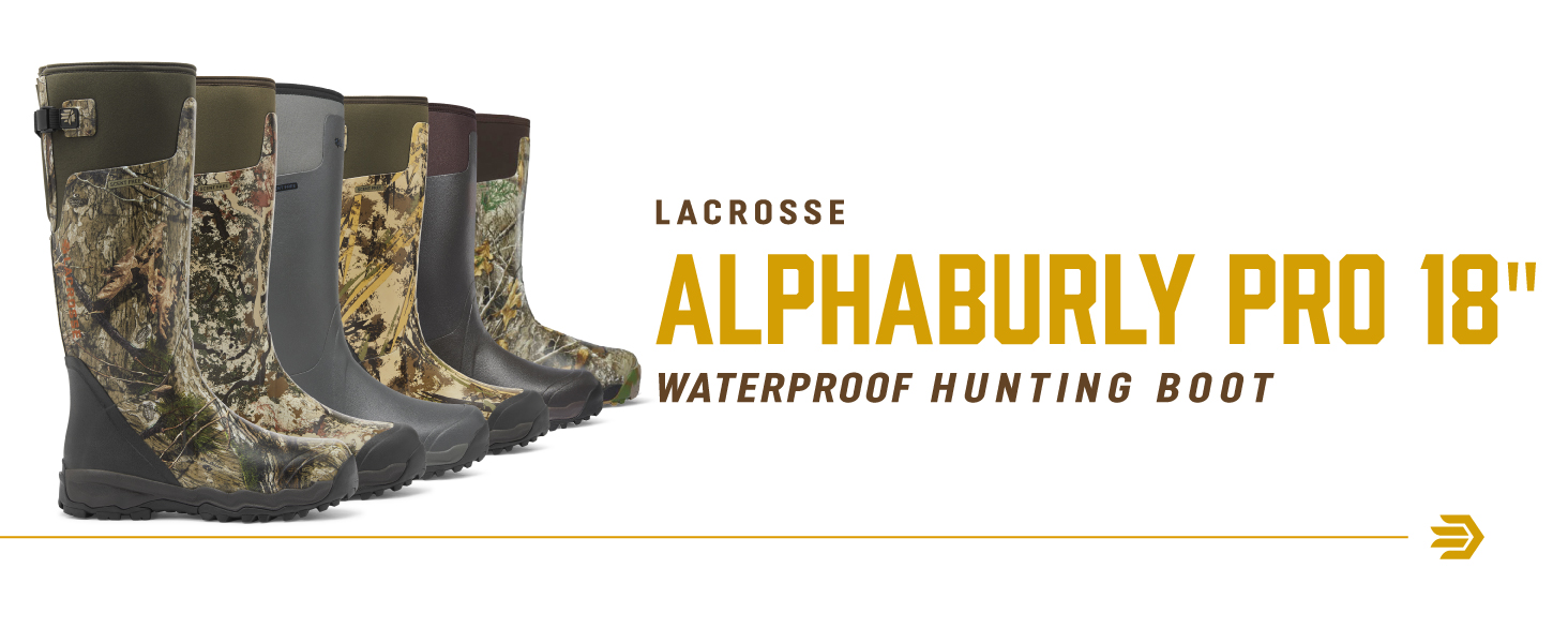 LaCrosse Alphaburly Pro 18" Hunting Boots for Men