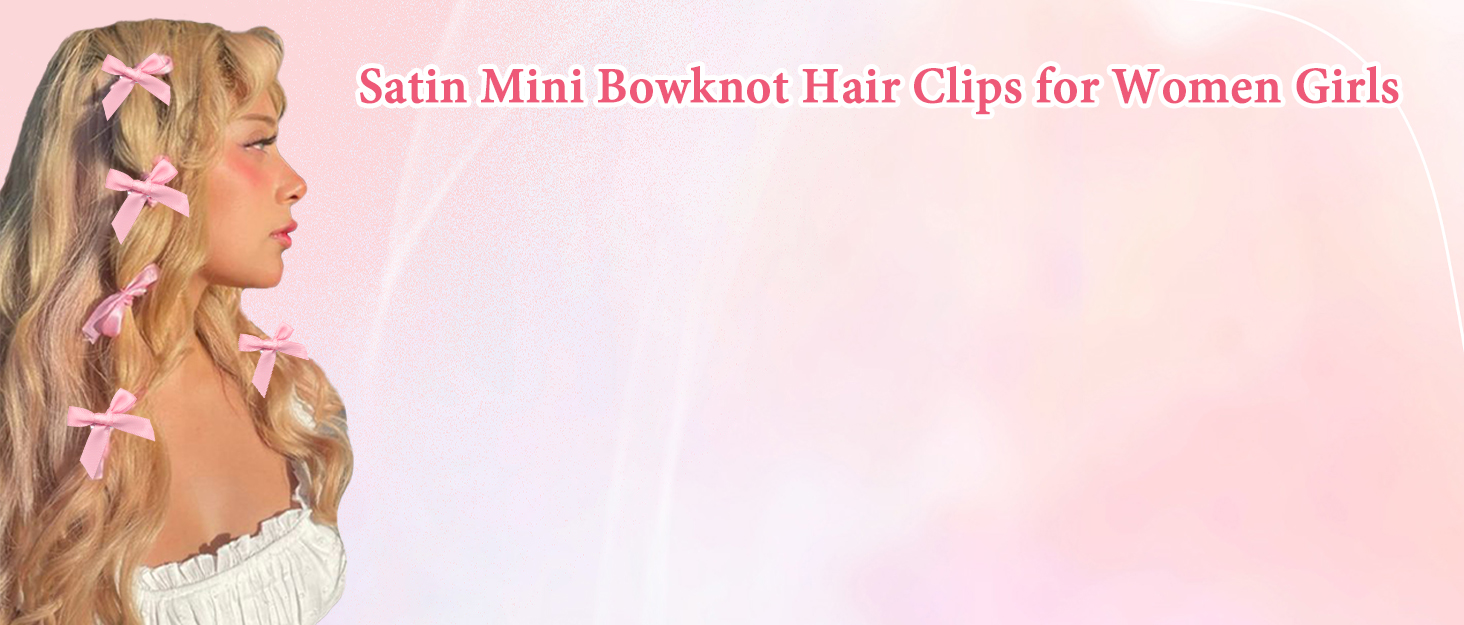 Small Mini Bows Clips Sweet Kawaii Hair Ribbon Cute Color Hair Bow Hair Pins Hair Barrettes Bowknot