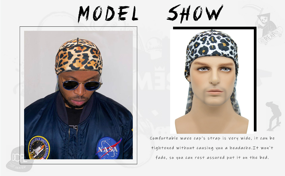 long tail headwraps for women and men