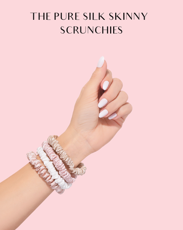 silk scrunchies silk hair ties boar bristle brush smoothing brush frizz control hair breakage silk