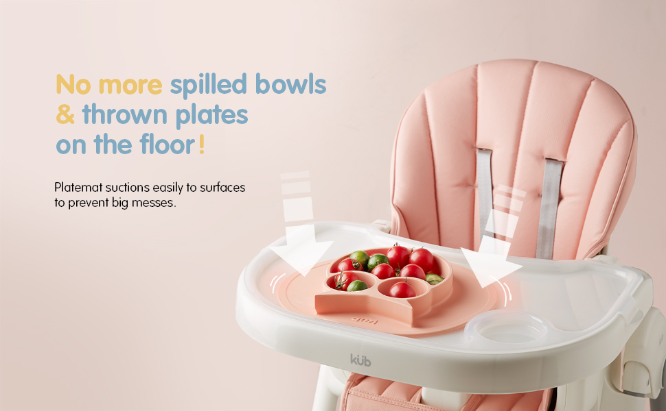 Kub Smart Baby Chair with Baby Platemat