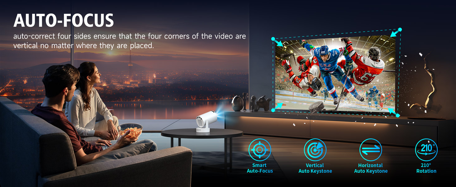 Bright projection showing the image quality