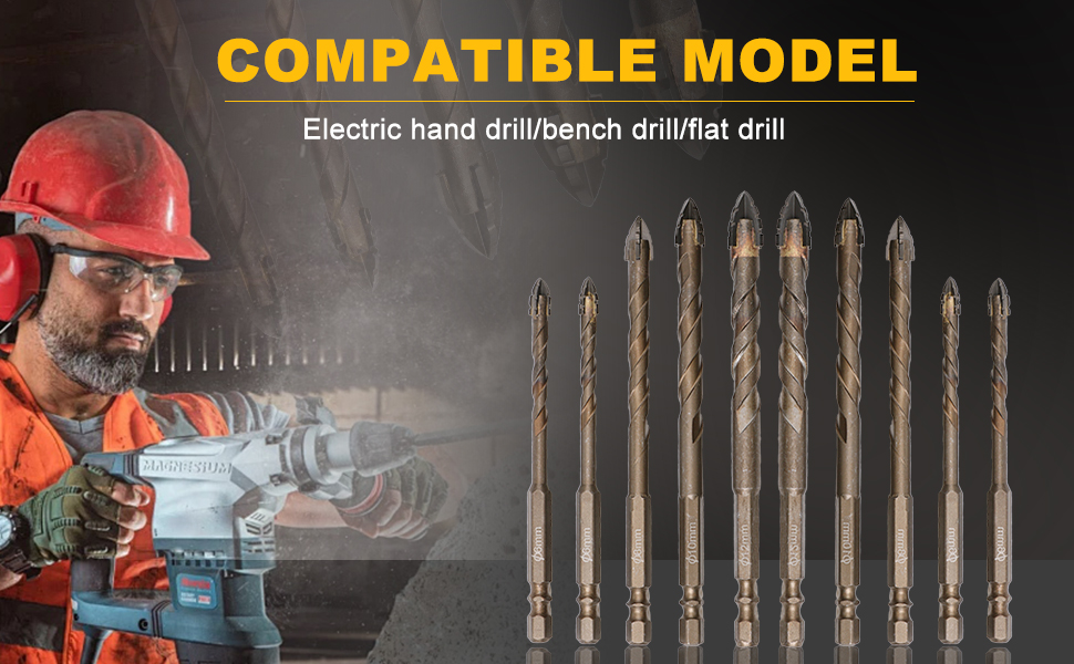 New Four-Flute Sawtooth Eccentric Drill Bit