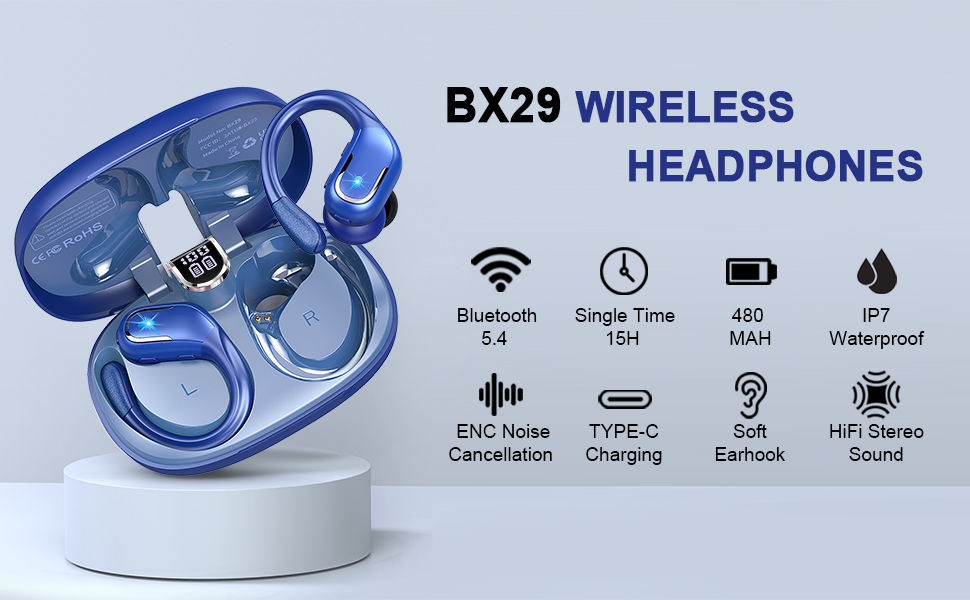 earhooks wireless earbud
