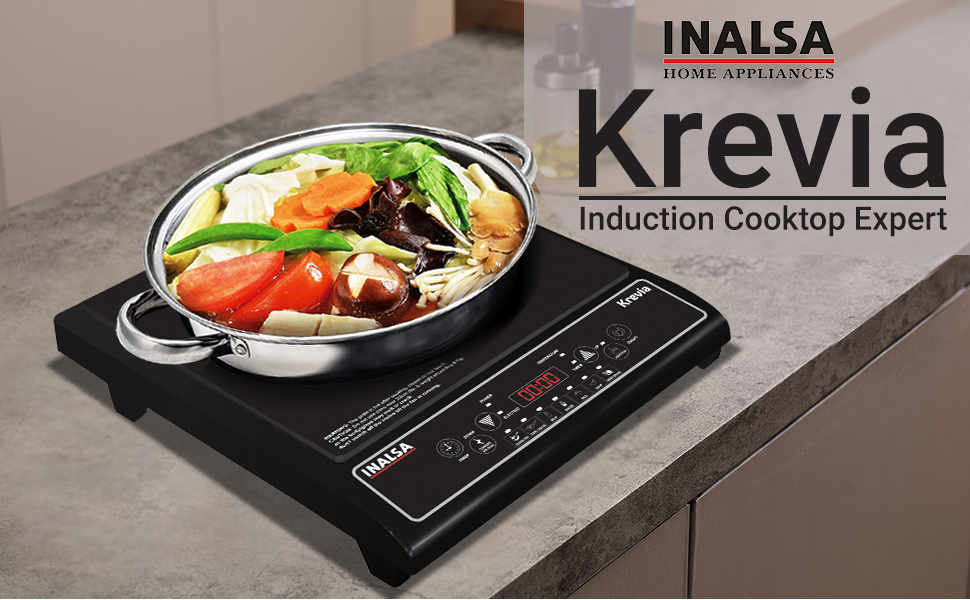 Buy Inalsa Krevia Radiant Induction Cooktop 2000 Watt8 Power Mode (600