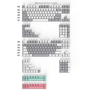 Amazon | 264 キー モダン Dolch ライト キーキャップ セット