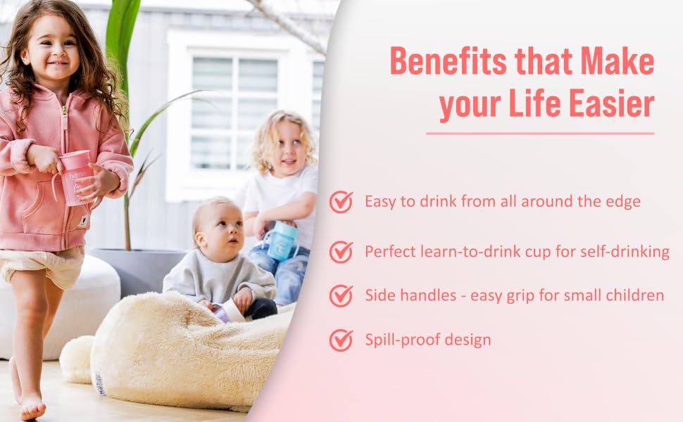Twistshake 360 Sippy Cups benefits