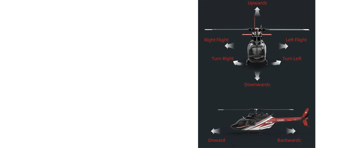 YUXIANG F08 Bell 206 RC Helicopter 