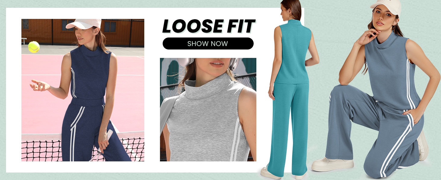 Women&#39;s Athletic Clothing Sets 2 Piece Outfits