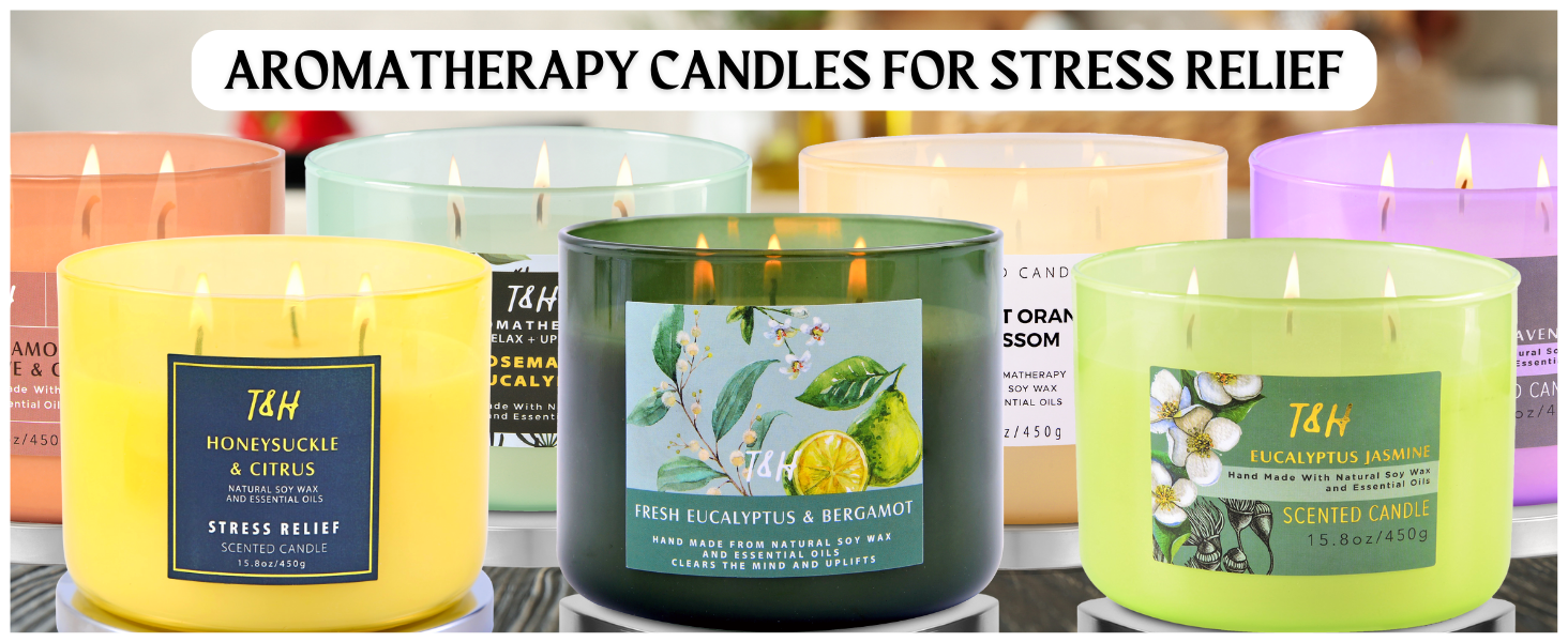 aromatherapy candles for stress relief candles for men and women
