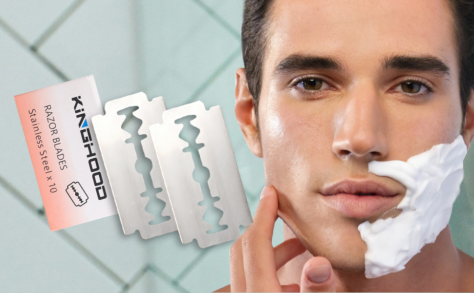 100 Count Razor Blades Mens Razor Blades for Shaving
