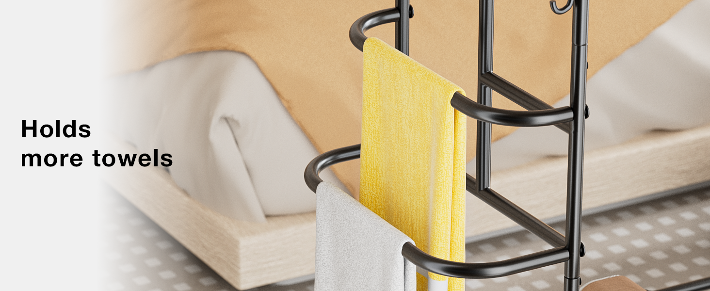 JANE EYRE Freestanding Towel Rack 40'Standing Pool Towel