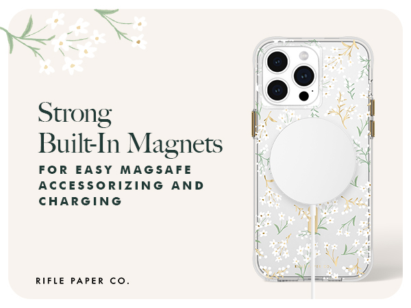 【在庫処分】【Rifle Paper Co.】 iPhone 15 Pro 用 Rifle Paper Co. iPhone 15 Pro Case [Compatible with MagSafe