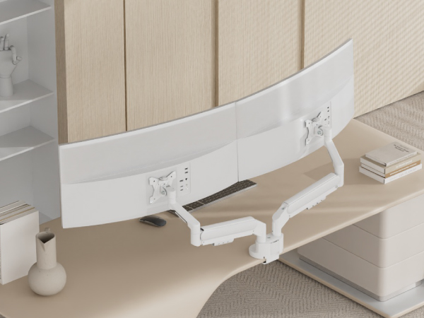 METIYA 省スペースモニターアーム 2画面 ホワイト デュアル Amazon.co.jp: METIYA 省スペースモニターアーム 2画面 ホワイト