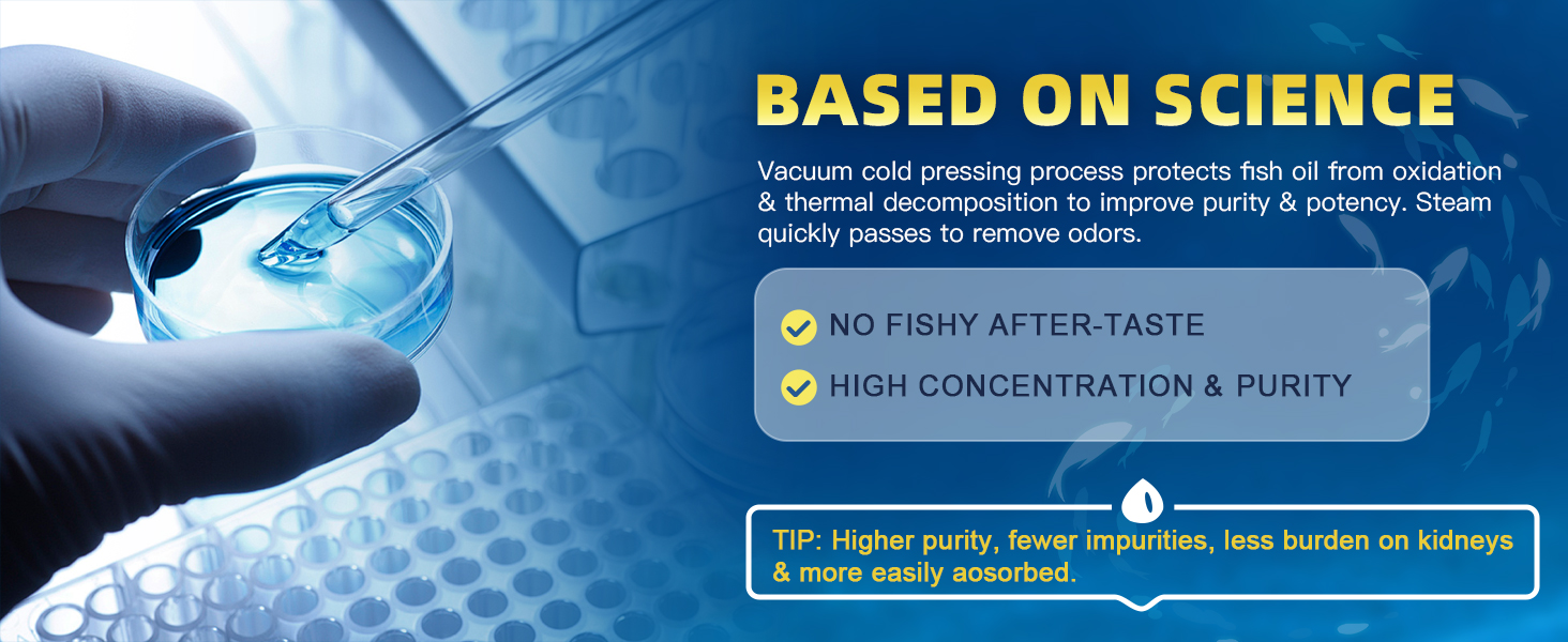 High concentration & purity