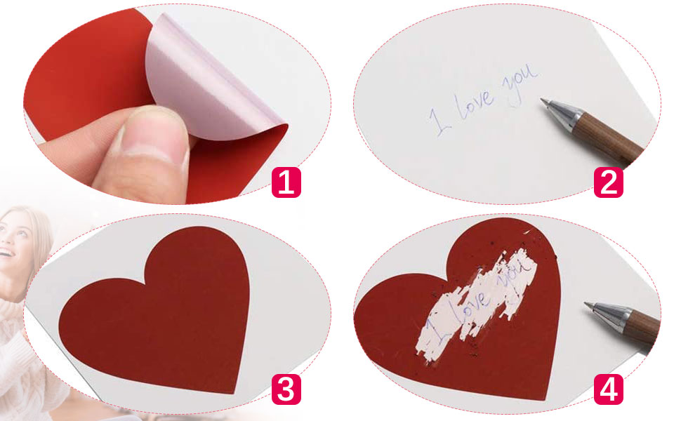 PERFETSELL 100 PCS Scratch Card Stickers SelfAdhesive Scratch Off