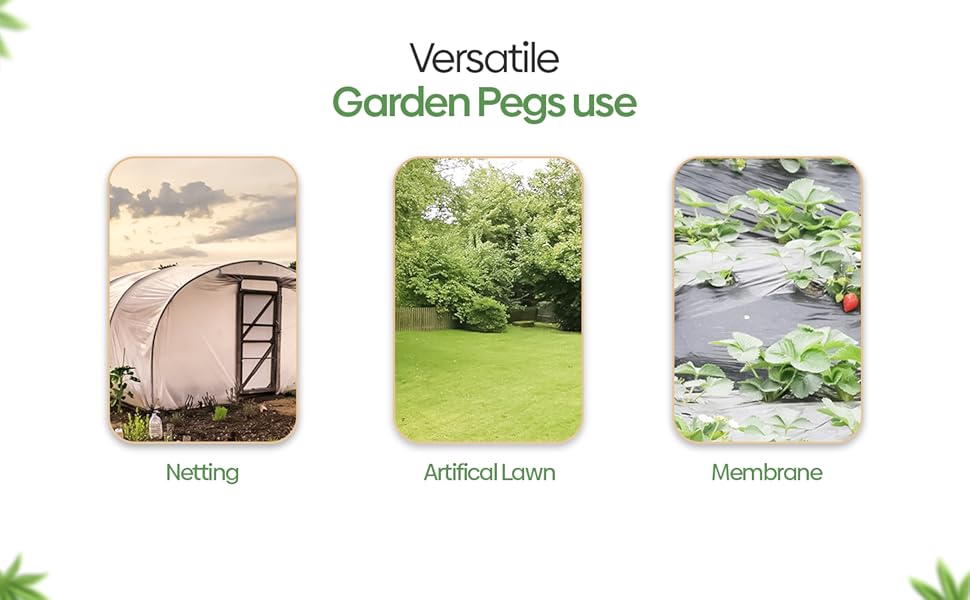 50 Pack Tent pegs Galvanised Metal Ground Pegs Half Stoving Varnish