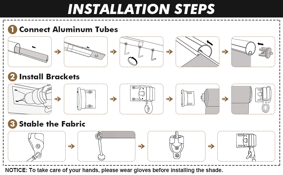 Artpuch Outdoor Roller Shade 5' W x 8' H Fabric Blind Blue