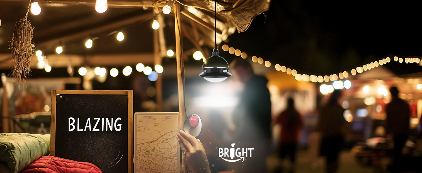 tent light for vendor's booth