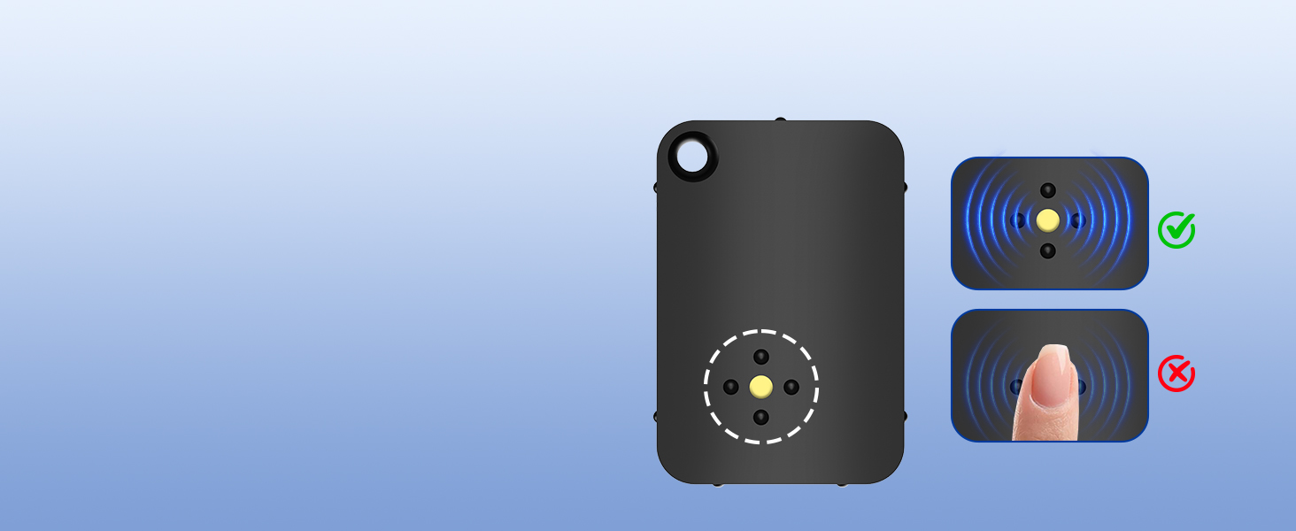 Esky Key Finder, TV Remote Finders Locator with 80dB Sound 6 Receivers Wallet Trackers