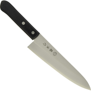 Amazon.co.jp: 藤寅作 牛刀 180mm 日本 コバルト合金鋼 両刃 肉