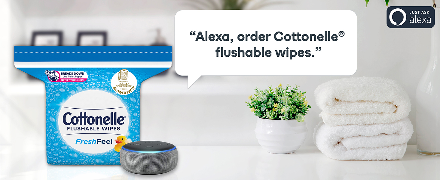 Cottonelle FreshFeel Flushable Wet Wipes