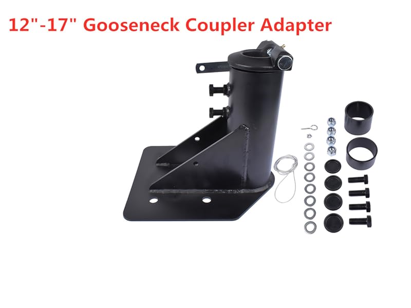 12"17" Adjustable Fifth (5th) Wheel Adapter Hitch to
