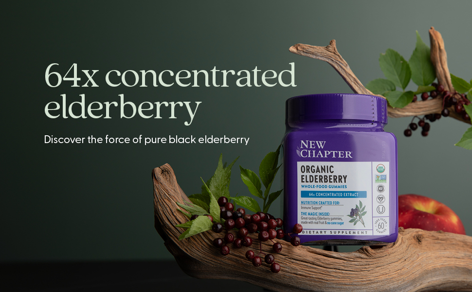 Amazon.com: New Chapter Elderberry Gummies for Adults & Kids