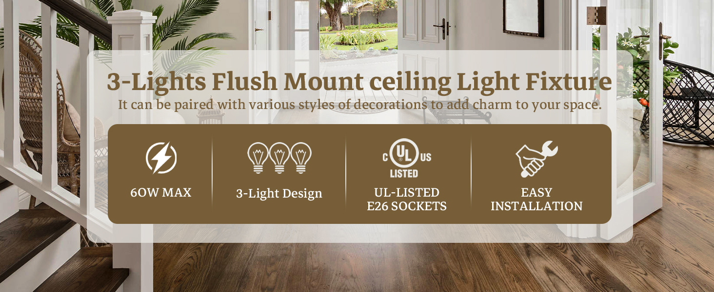 ceiling mount light fixture