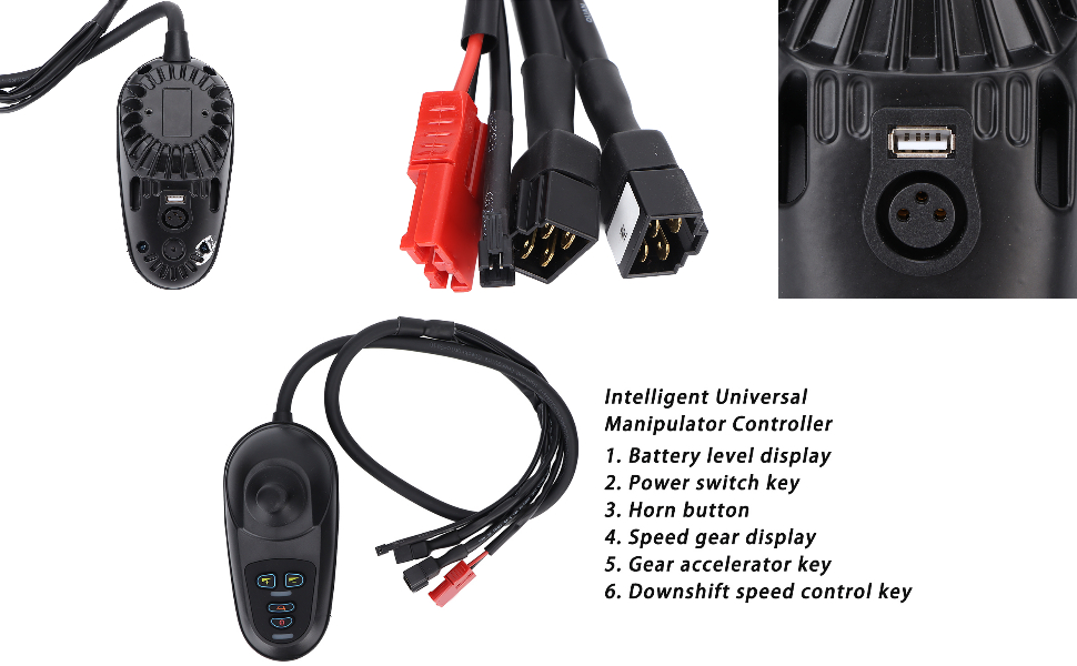 Professional Electric Wheel Chair Joystick Controller Electric Mobility Wheelchairs Accessory