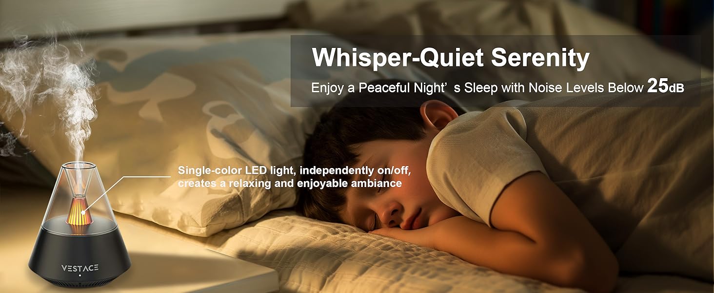whisper quiet operation diffuser