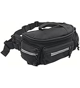 Fanny Pack for Men Women with Reflective Stripe, Concealed Casual Waist Bag with Adjustable Belt ...