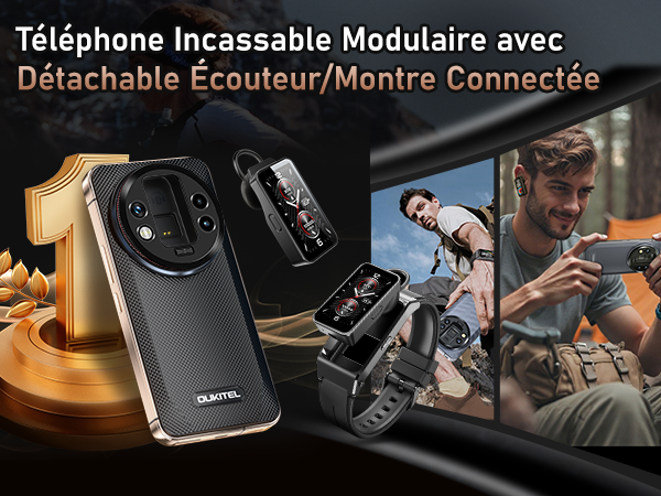 OUKITEL WP200 Pro 5G Telephone Portable Incassable avec