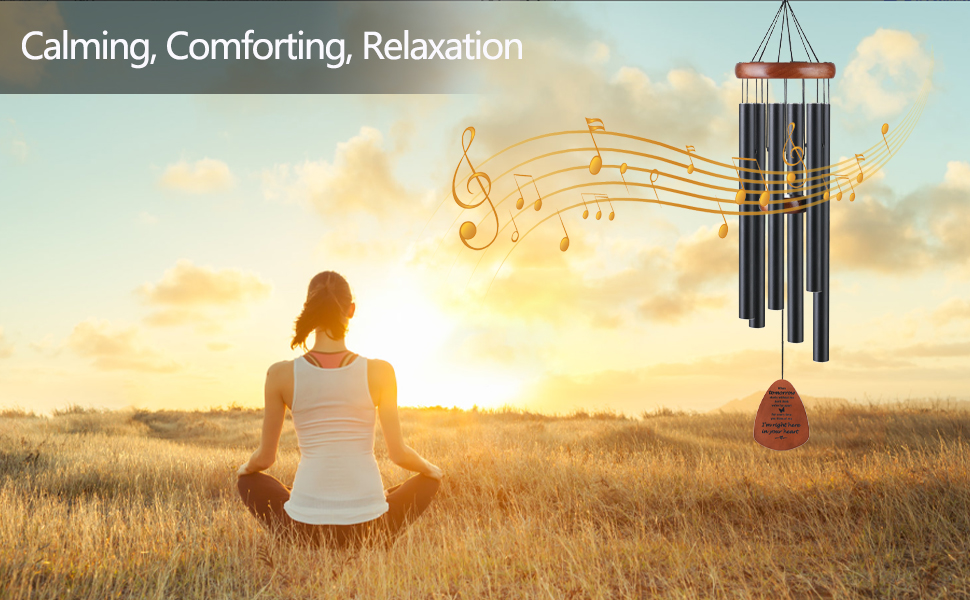 Hummingbird Wind Chimes for Outside, Memorial Sympathy