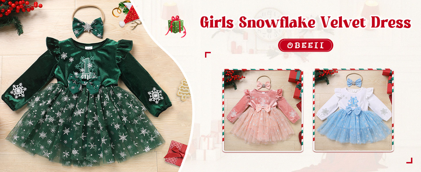 Baby Velvet Tulle Tutu Dress