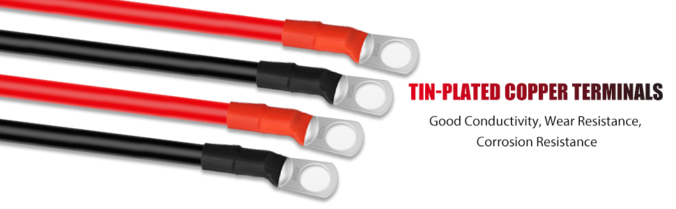 car battery cable 12v 50cm auto battery cable