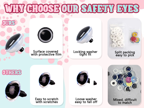 Safety Eyes for Amigurumi