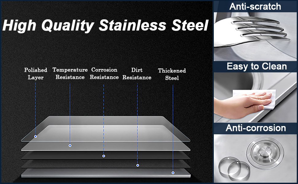 freestanding sink commercial kitchen sink with drainboard stainless steel utility sink stainless