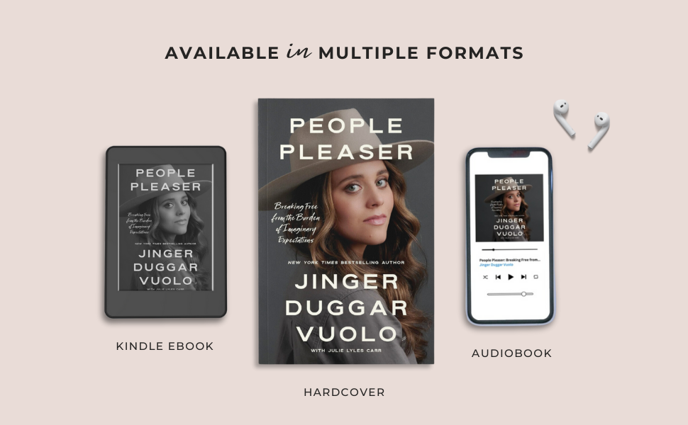 People Pleaser is available in hardcover, kindle, and audiobook