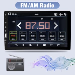Amazon.com: SIXWIN 9 inch Single Din Touchscreen Car Stereo