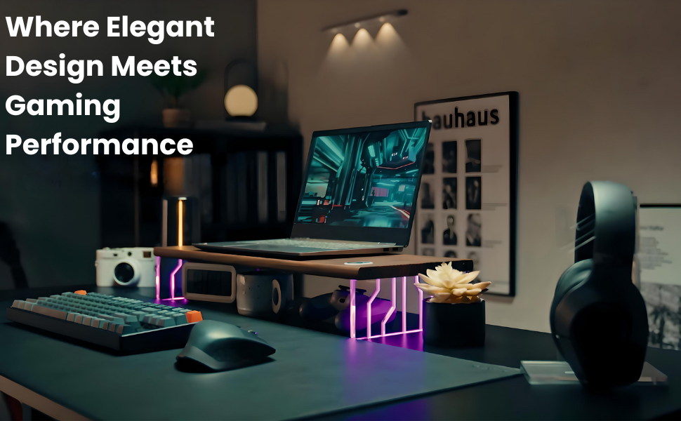 gaming monitor riser gaming office accessories modern computer stand gaming monitor stand