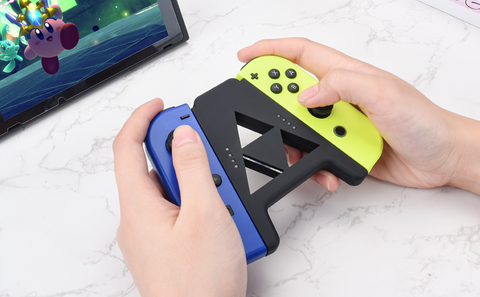 DLseego Slide Joy Con Charging Grip For Switch/Switch OLED