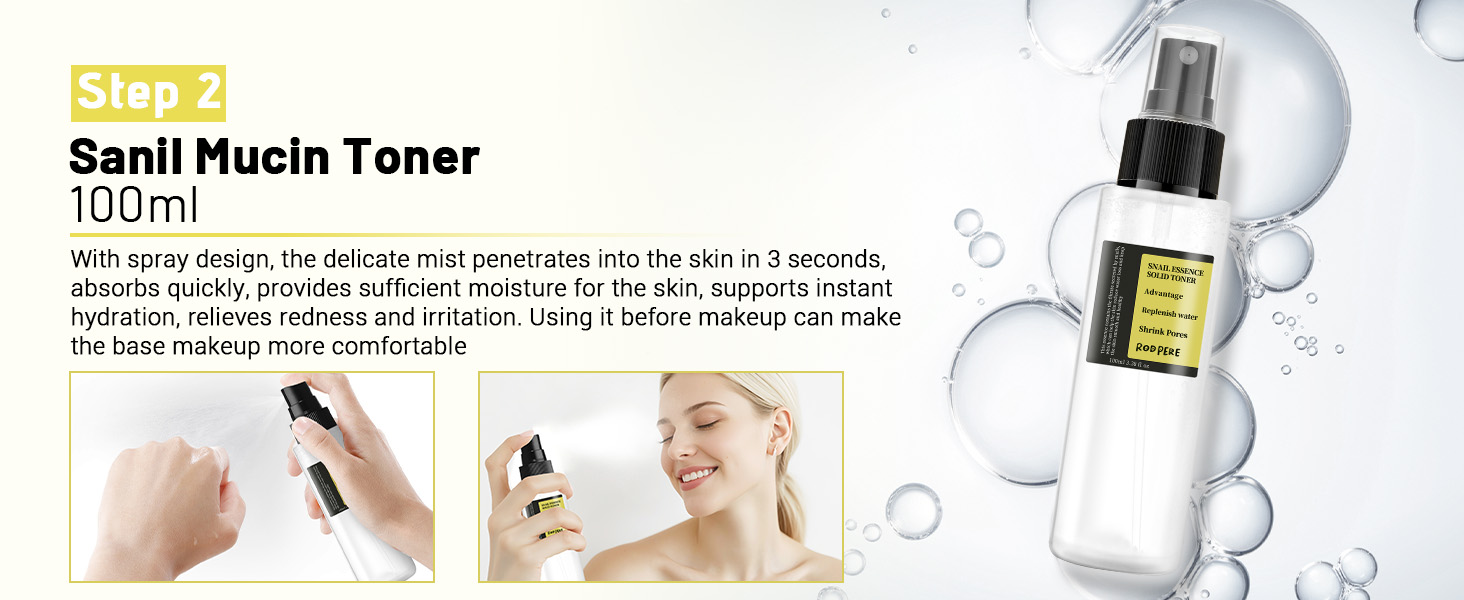 snail mucin skin care set