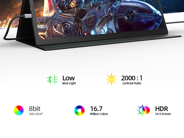 Amazon.com: UPERFECT Portable Monitor 18.5 inch 120Hz 100