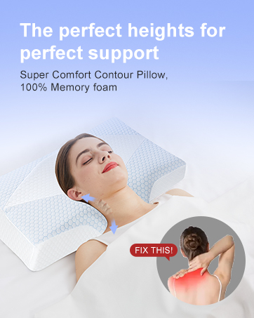 Orthopedic Memory Foam Pillow for Pain Relief