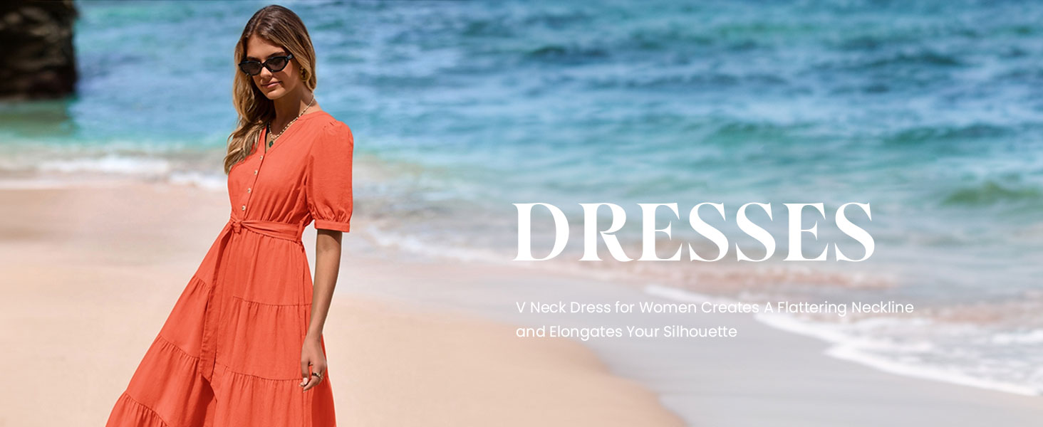 PRETTYGARDEN Midi Dress For Women