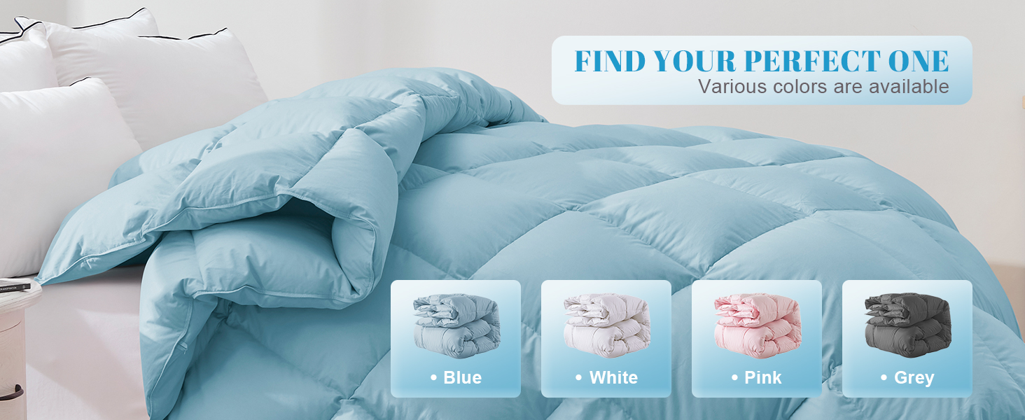 Cosybay King Size Fluffy Grey Down Fiber Comforter with Cotton Cover Bf04cf5e F600 40cf B06d D315914caee1. CR0,0,1464,600 PT0 SX1464 V1