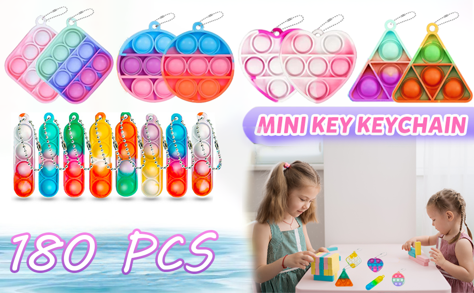 180 pcs pop keychain